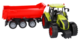 Duży traktor z przyczepą   