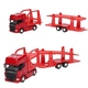 Auto TIR SCANIA V8 R730 1:64 model metalowy WELLY laweta