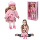 Winylowa lalka PAULA śpiewa i mówi po polski 45cm