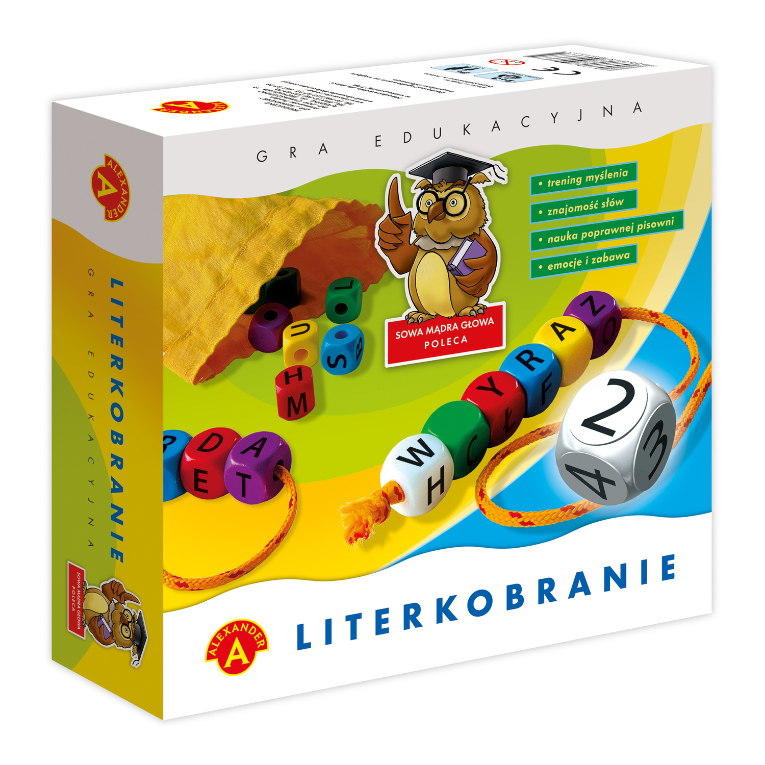 Gra Układanie Słów Z Rozsypanych Liter Literkobranie gra edukacyjna - układanie wyrazów - Hurtownia Biały