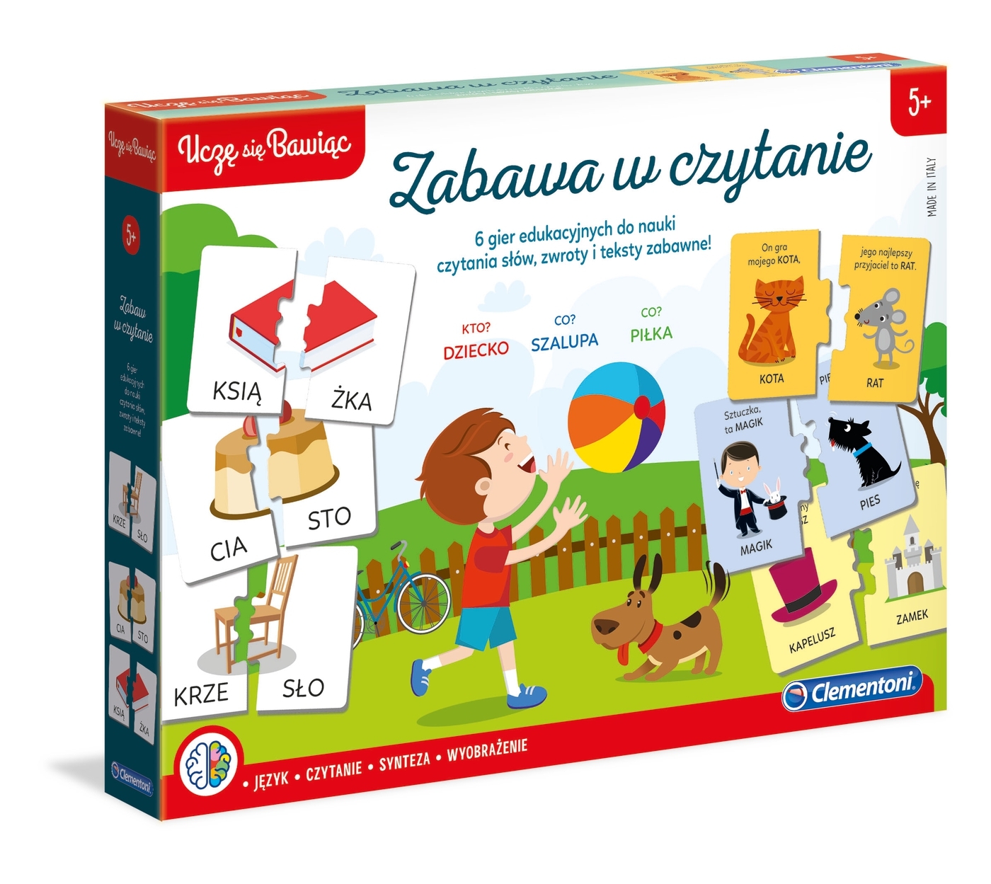 Gry Do Nauki Czytania Po Polsku GRA EDUKACYJNA Zabawa w Czytanie - Gry dla dzieci - Hurtownia Biały