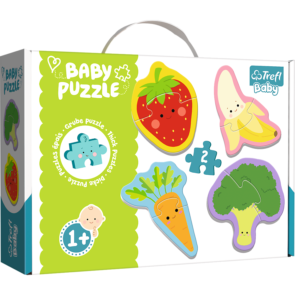 Baby Puzzle OWOCE I WARZYWA Hurtownia Biały