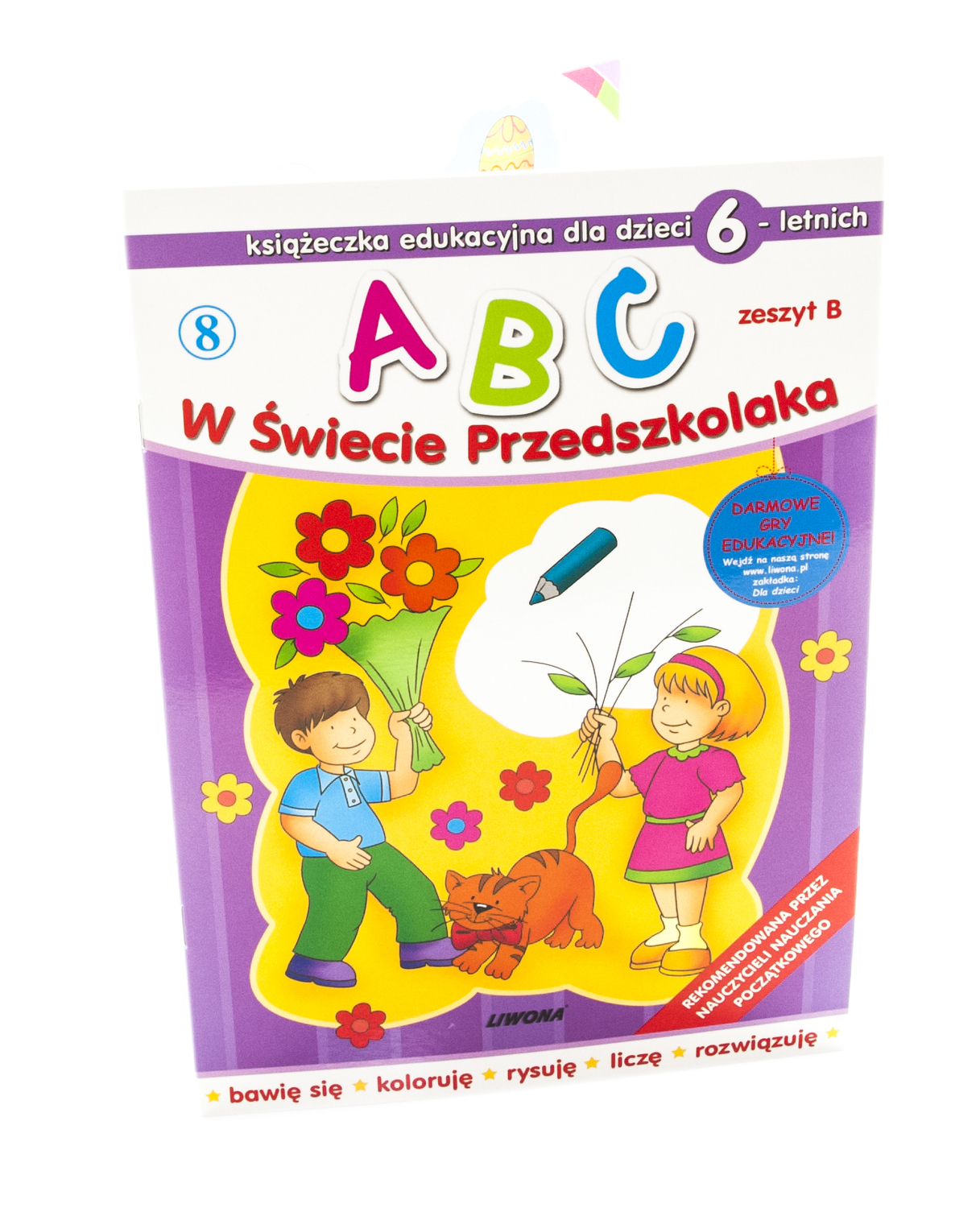 Książki Dla Dzieci 6 Letnich Książeczka edukacyjna ABC e Świecie Przedszkolaka dla dzieci 6-letnich