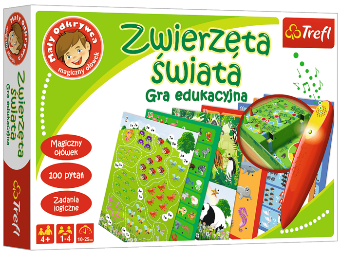 Gry Edukacyjne Dla Dzieci Króliczek Zwierzęta Świata Gra edukacyjna - Zabawki i Gry Edukacyjne - Hurtownia