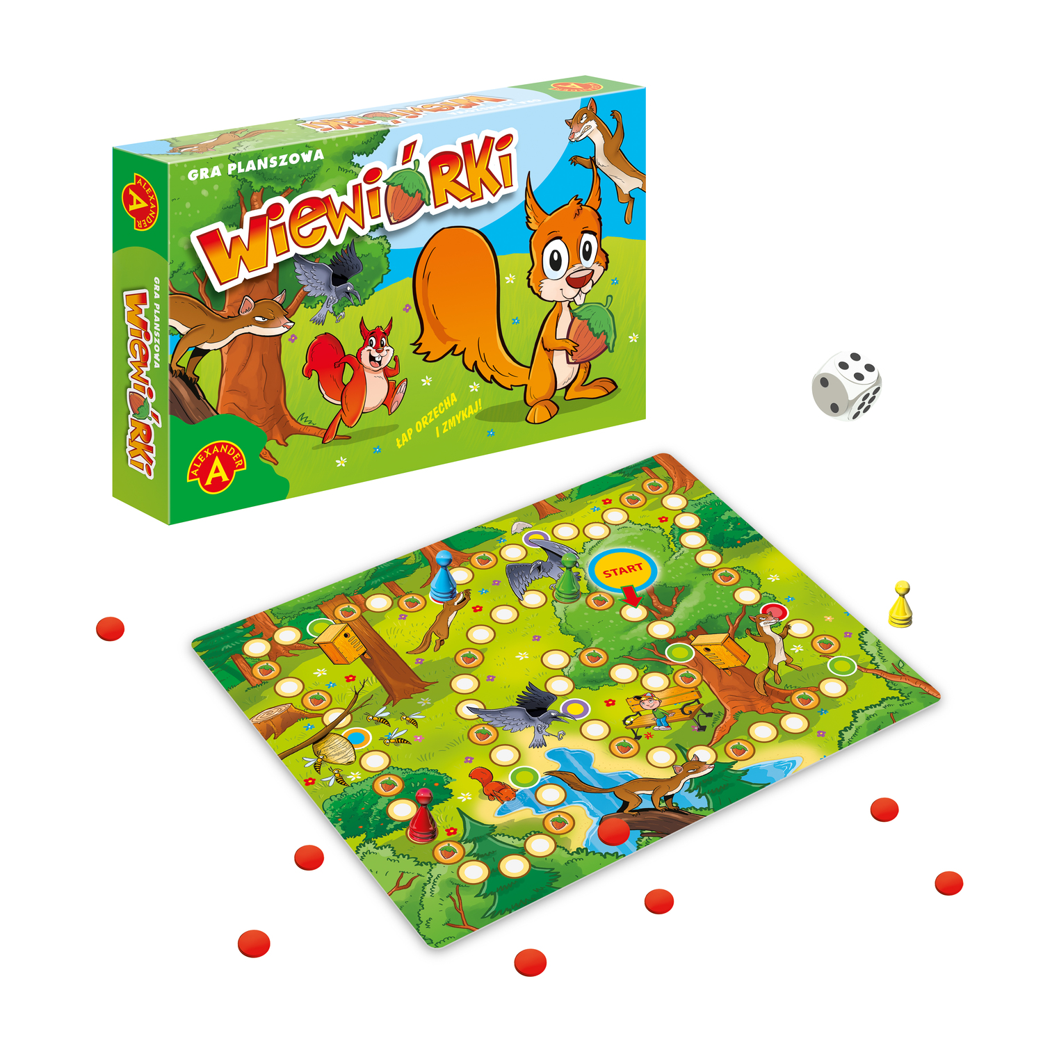 WIEWIÓRKI gra planszowa Hurtownia Biały