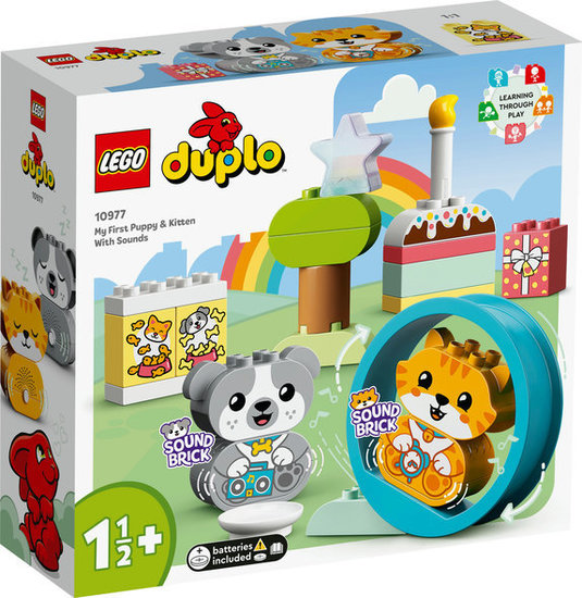 Mój pierwszy szczeniak i kotek z odgłosami LEGO DUPLO
