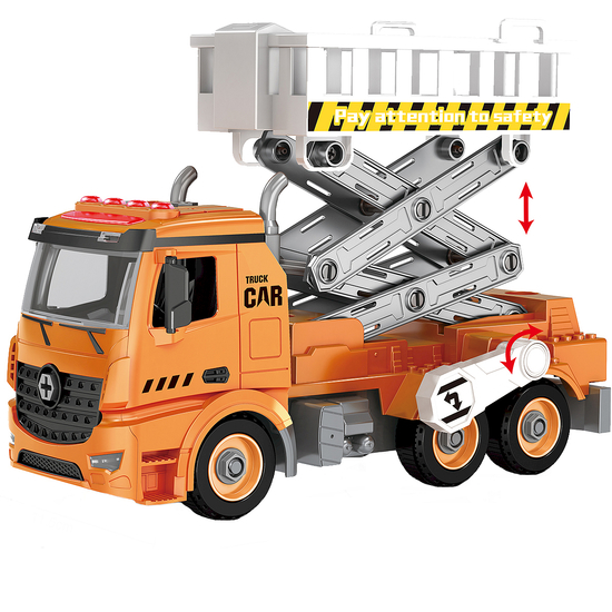 AUTO DO SKRĘCANIA podnośnik z platformą i z dżwiękiem Smily Play AUTO DO SKRĘCANIA podnośnik z platformą i z dżwiękiem Smily Play