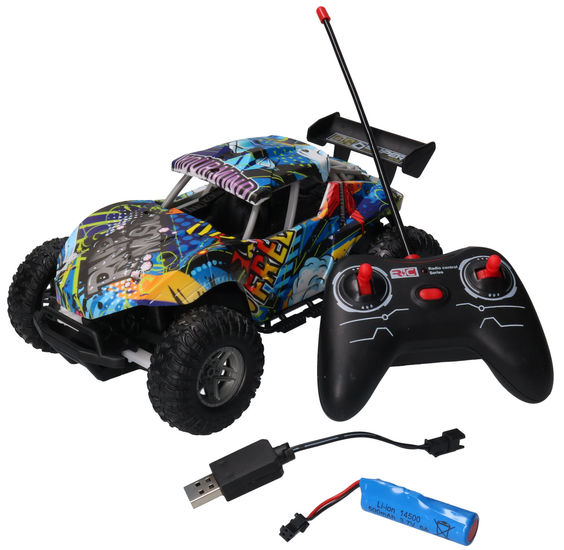 Auto na radio TERENÓWKA BUGGY karoseria GRAFFITI 