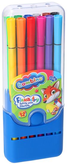 Flamastry MINI ZOO Bambino12 kolorów