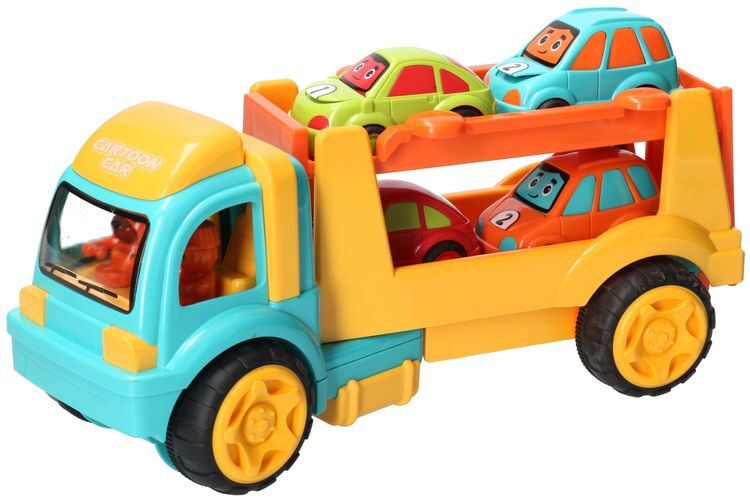 Auto laweta z autkami dla malucha Auto laweta z autkami dla malucha