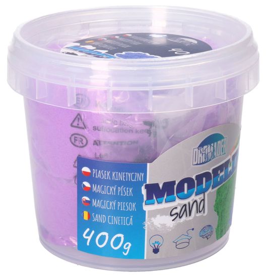 Magiczny kinetyczny PIASEK modeling sand - wiaderko 400g