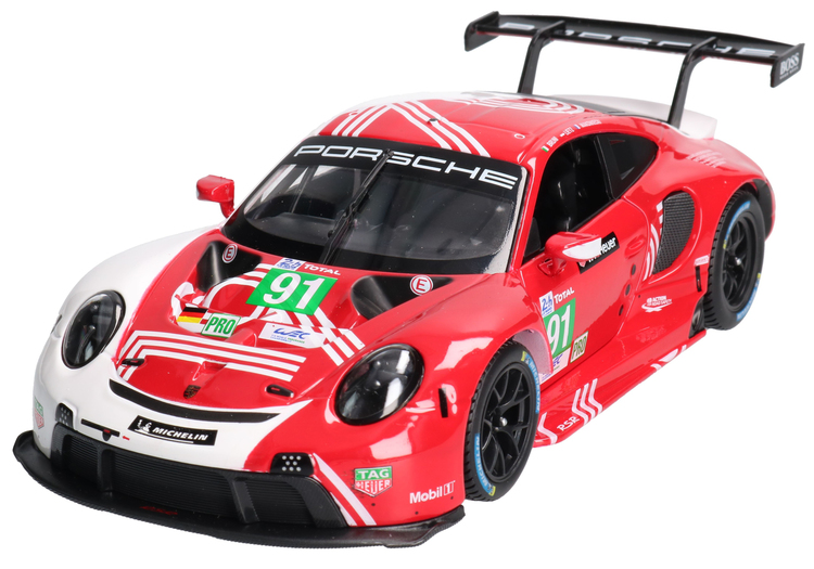 Auto PORSCHE 911 RSR LM 2020 model metalowy BURAGO 1:24