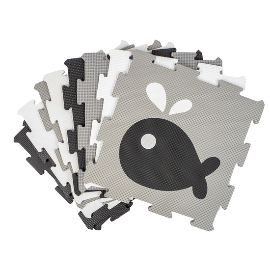 Mata piankowa CZARNO-BIAŁA SMILY PLAY puzzle piankowe Mata piankowa CZARNO-BIAŁA SMILY PLAY puzzle piankowe