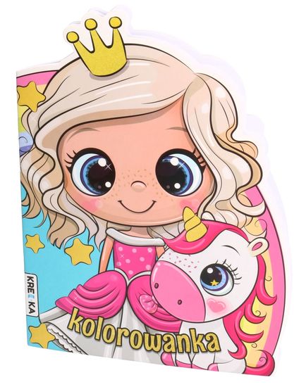 Kolorowanka KSIEŻNICZKA naklejki