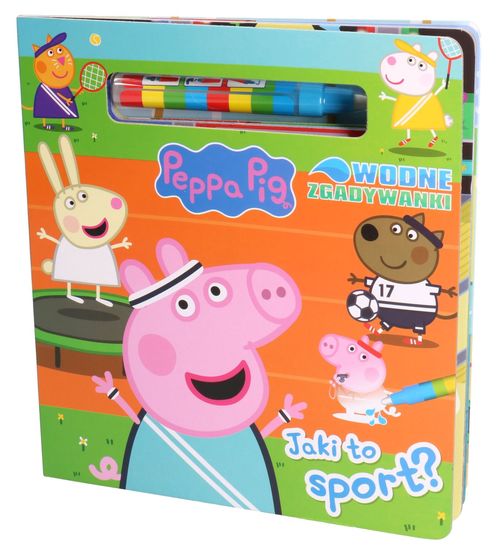 Książka kolorowanka wodna ŚWINKA PEPPA Jaki to sport?