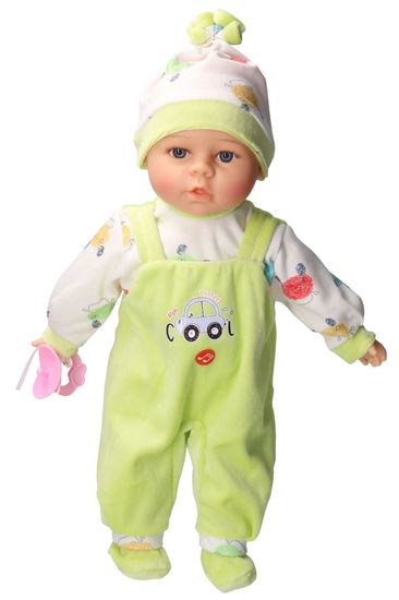 Lalka bobas 35cm mówi, śpiewa - żółte ubranko