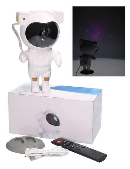 Projektor gwiazd KOSMONAUTA lampka nocna Projektor gwiazd KOSMONAUTA lampka nocna