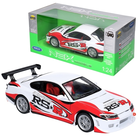 Auto NISSAN S-15 RS-R model metalowy
