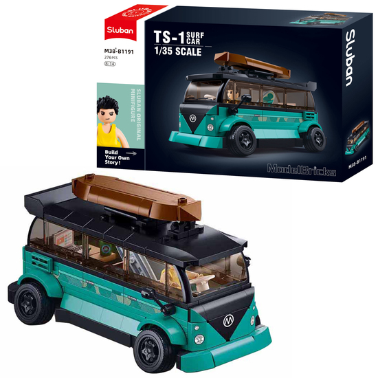 Klocki Sluban AUTO SURFERÓW ww BUS Model Bricks