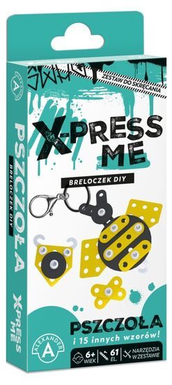 Brelok do skręcania DIY - Pszczoła X-Press Me Brelok do skręcania DIY - Pszczoła X-Press Me