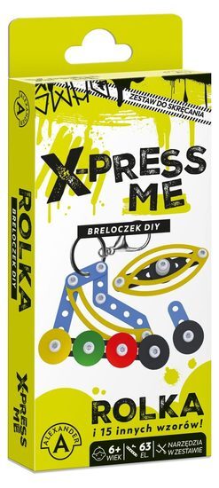 Brelok do skręcania DIY - Rolka X-Press Me Brelok do skręcania DIY - Rolka X-Press Me