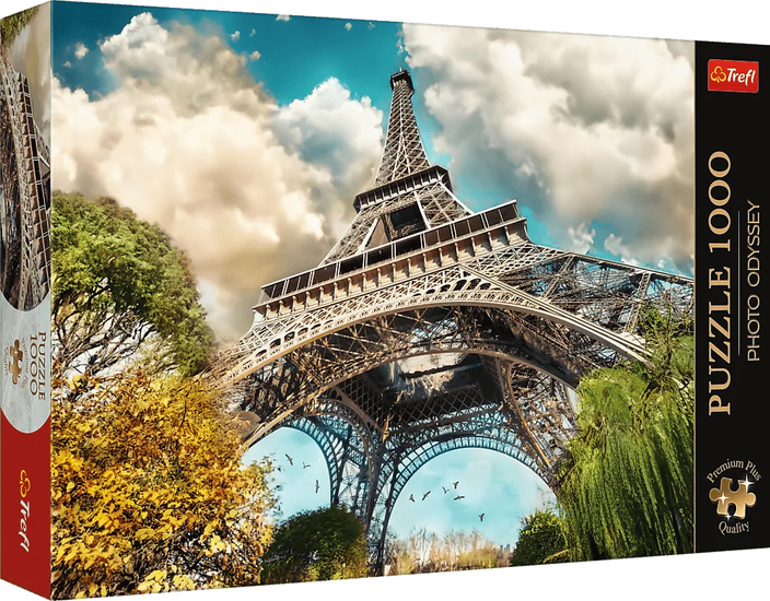 Puzzle 1000 Wieża Eiffel w Paryżu, Francja - Premium Plus Quality, Photo Odyssey