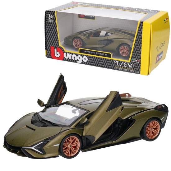 Auto LAMBORGHINI SIAN FKP 37 model metalowy BURAGO 1:24