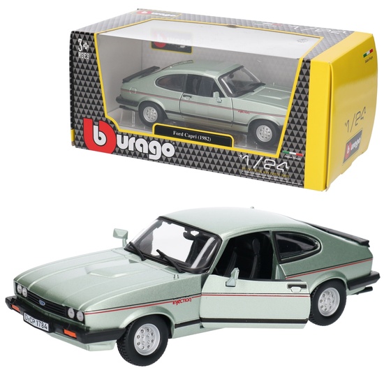 Auto FORD CAPRI 1982 model metalowy BURAGO 1:24