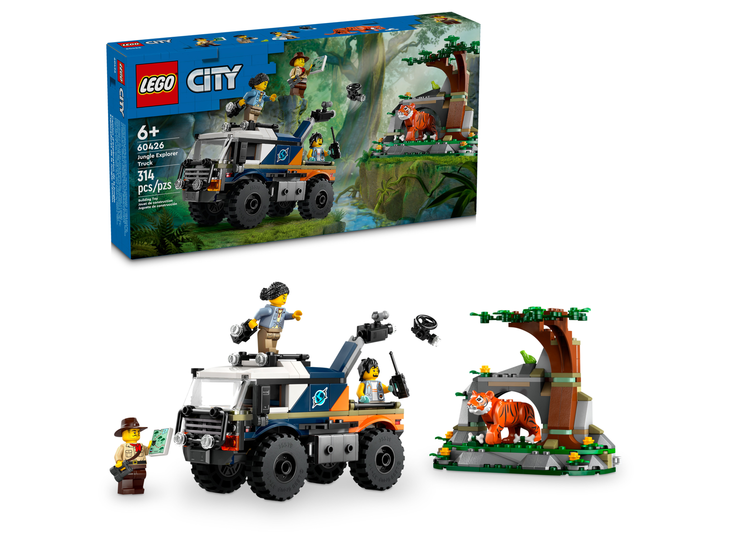 Klocki LEGO CITY Terenówka badacza dżungli Klocki LEGO CITY Terenówka badacza dżungli