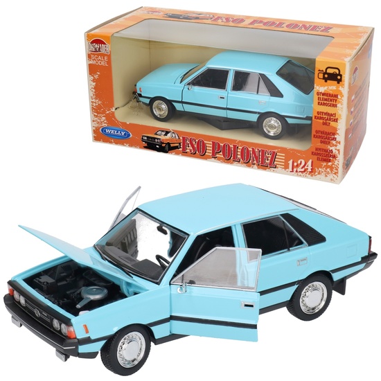 Auto POLONEZ FSO 1500 MR'78 Borewicz, model metalowy WELLY Auto POLONEZ FSO 1500 MR'78 Borewicz, model metalowy WELLY