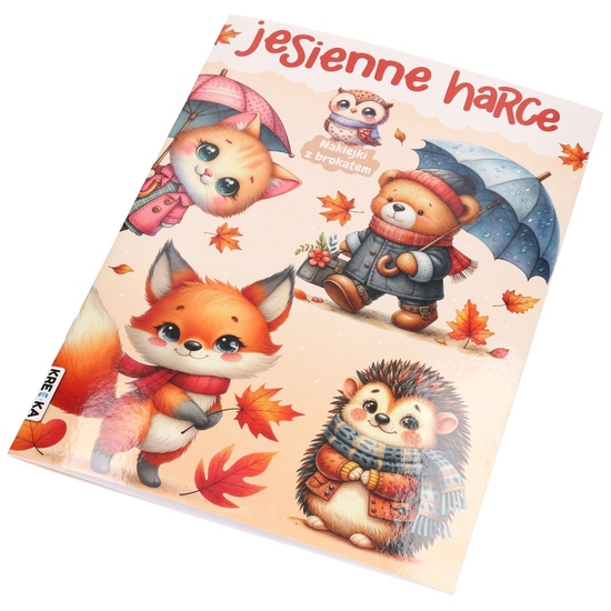 Kolorowana z naklejkami JESIENNE HARCE
