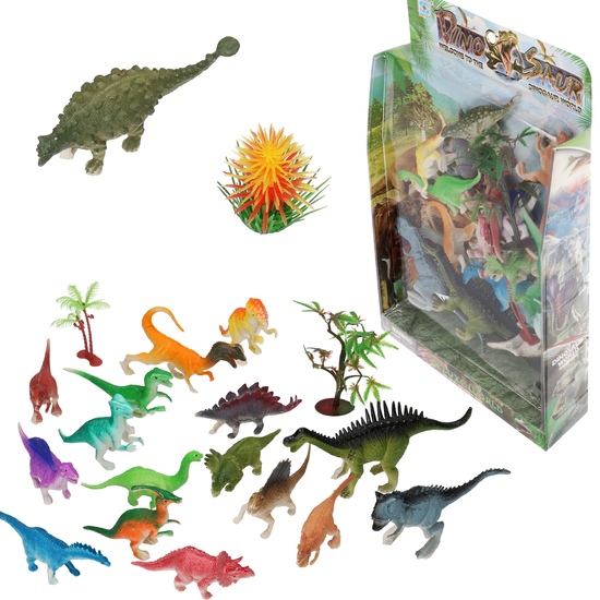 Figurki DINOZAURY zestaw 21 elementów