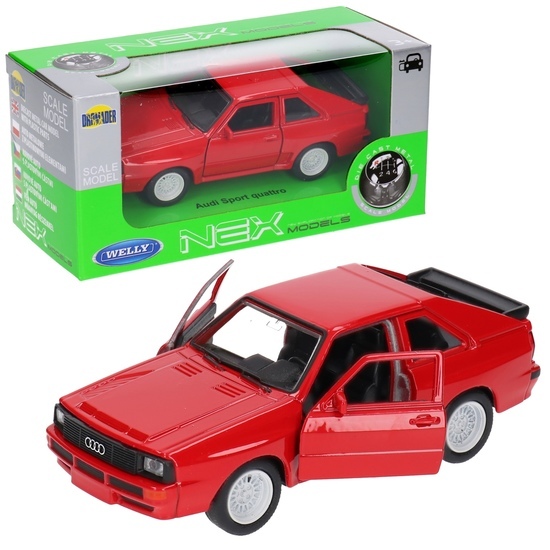 Auto AUDI SPORT QUATTRO model metalowy WELLY Auto AUDI SPORT QUATTRO model metalowy WELLY