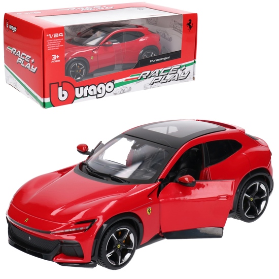 Auto PORSCHE PUROSANGUE model metalowy BURAGO 1:24