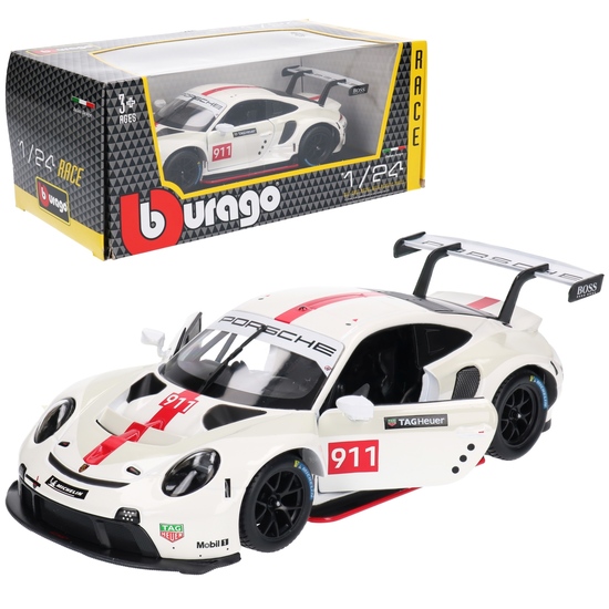 Auto PORSCHE 911 RSR model metalowy BURAGO 1:24