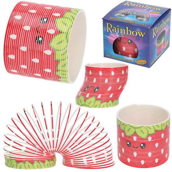 Magiczna sprężyna zabawka zręcznościowa OWOCE 