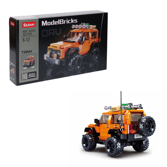 Klocki Sluban auto tereneowe ORV TANK Model Bricks Klocki Sluban auto tereneowe ORV TANK Model Bricks