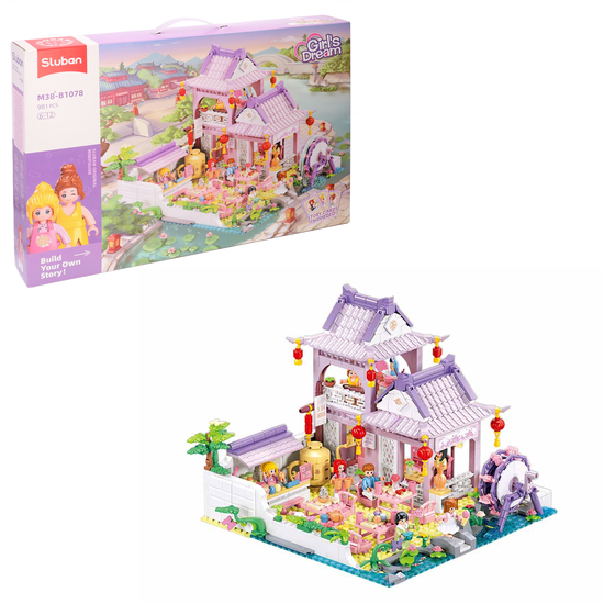 Klocki Sluban Girl's Dream Domek Chińska Herbaciarnia Klocki Sluban Girl's Dream Domek Chińska Herbaciarnia
