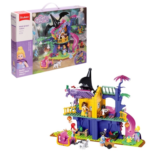 Klocki Sluban Girl's Dream Park Tematyczny Domek Wiedźmy