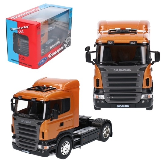 Ciągnik siodłowy SCANIA R470 TIR model metalowy 1:32 WELLY