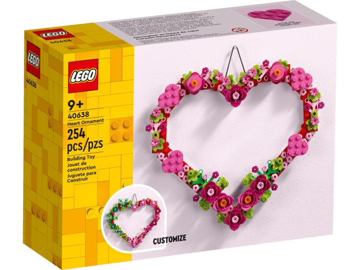 Klocki Lego Ozdoba w kształcie serca