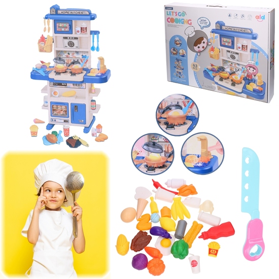 Zabawka KUCHNIA światełka dźwięki akcesoria