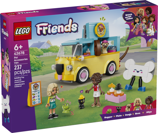 Klocki LEGO FRIENDS Furgonetka z akcesoriami dla zwierząt