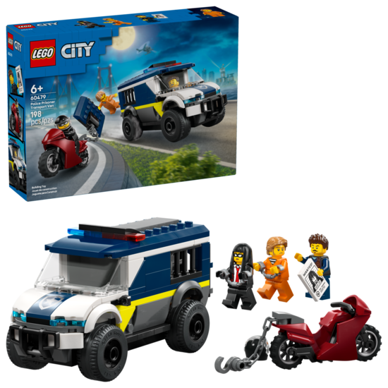 Klocki LEGO CITY Furgonetka policyjnego konwoju więziennego