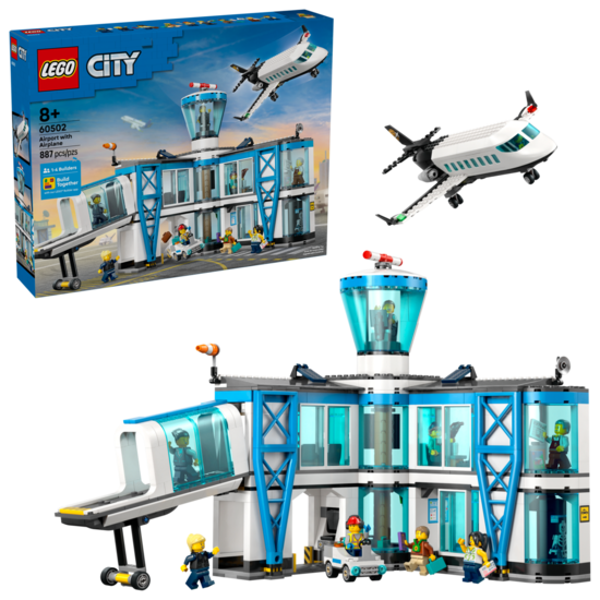 Klocki LEGO CITY Lotnisko z samolotem