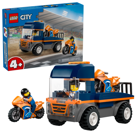 Klocki LEGO CITY Laweta dla motocykli