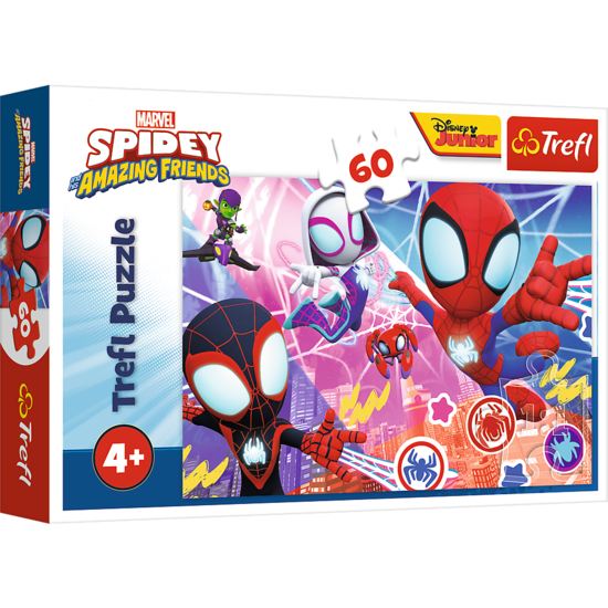 Puzzle 60 Spidey bohaterska przygoda