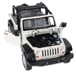 Auto Jeep Wrangler RUBICON Cabrio, model metalowy WELLY Auto Jeep Wrangler RUBICON Cabrio, model metalowy WELLY