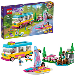 LEGO Friends Leśny mikrobus kempingowy i żaglówka