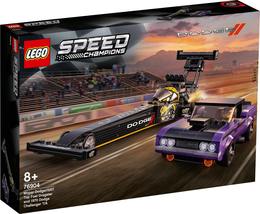 Klocki LEGO Speed Champions - Mopar Dodge/SRT Top Fuel Dragster i 1970 Dodge Challenger T/A